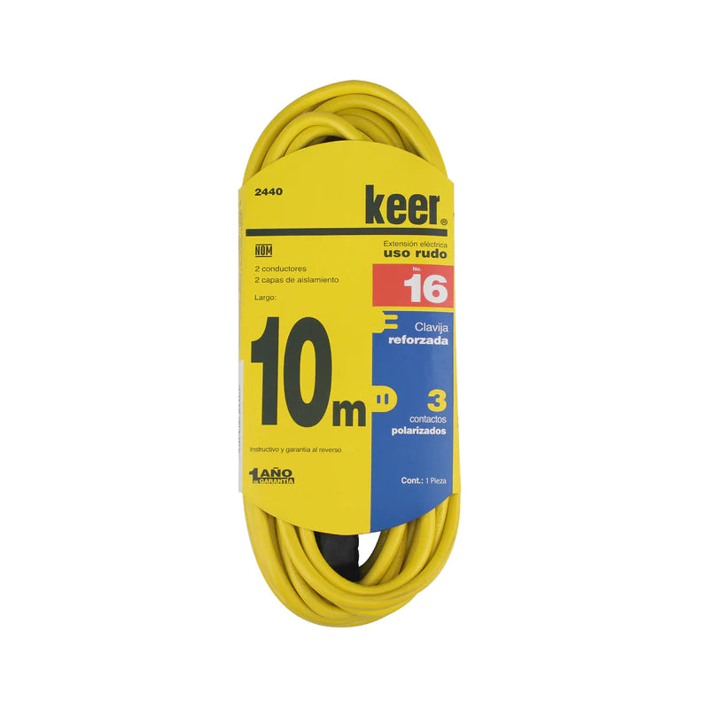 Heavy Duty Extension Cable - Yellow - Robust and Secure Connection for Demanding Environments
