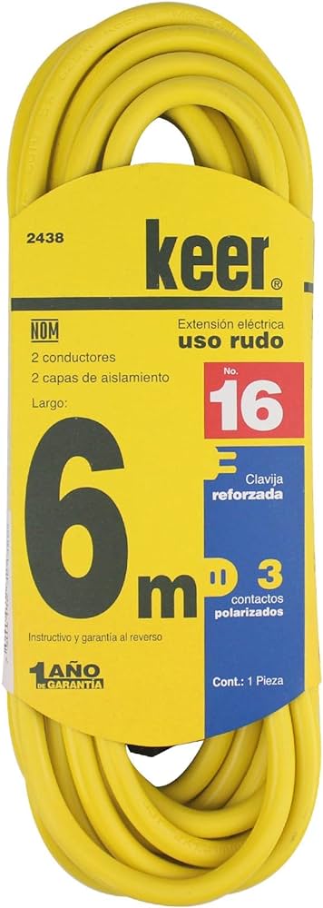 Extensión de Uso Rudo Color Amarillo - Conexión Robusta y Segura para Entornos Exigentes