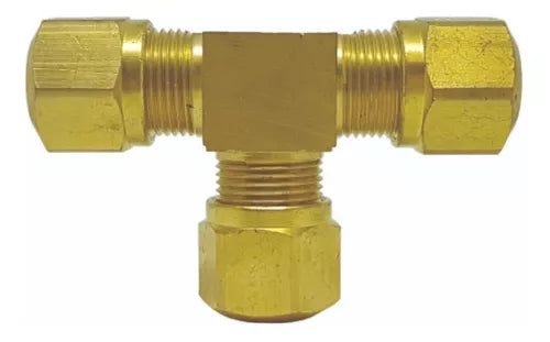 Tee 1/4 bronce