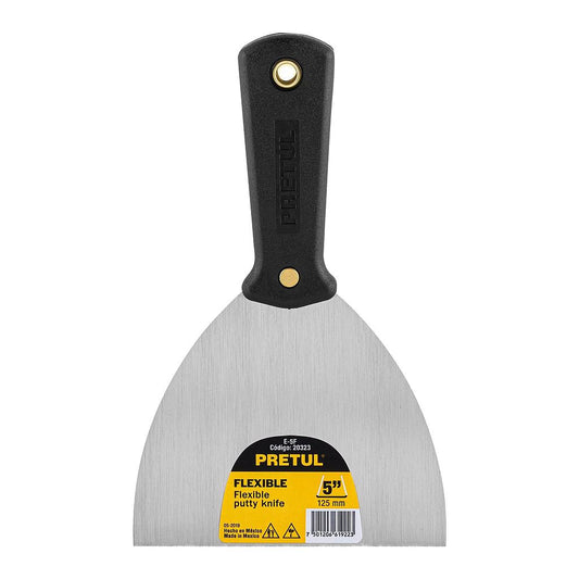 Espátula de Metal Flexible con Mango de Plástico