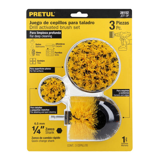 Drill Brush Kit Set
