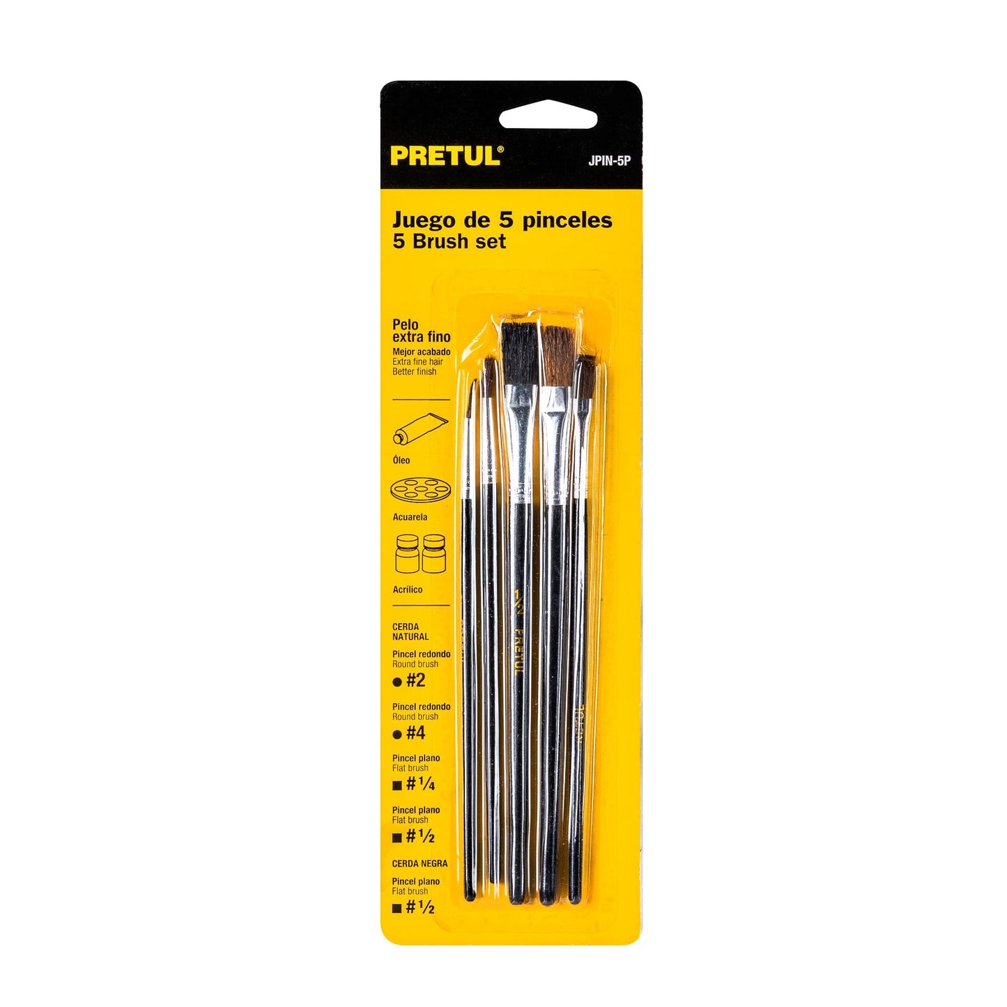 Brush Pack (5 Pieces)