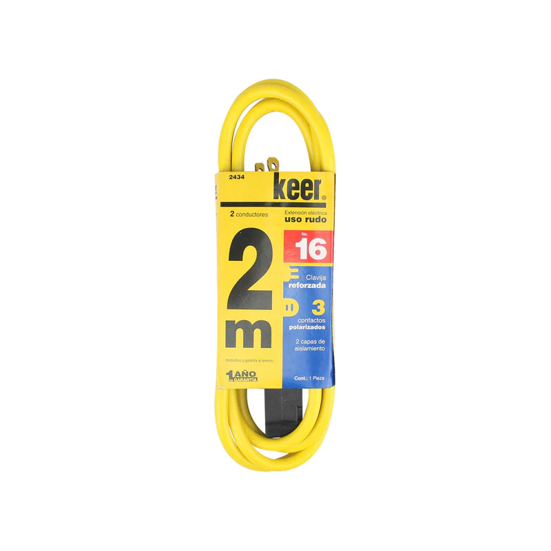 Heavy Duty Extension Cable - Yellow - Robust and Secure Connection for Demanding Environments