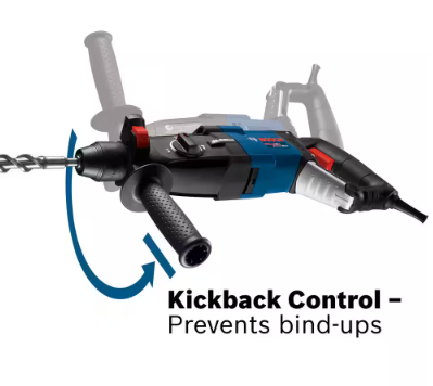 Bosch 8.5 Amp 1-1/8 in. SDS-Plus Variable Speed ​​Concrete Rotary Hammer with Carrying Case