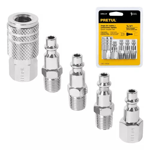 Juego Kit de Conectores 3/8" para Compresor