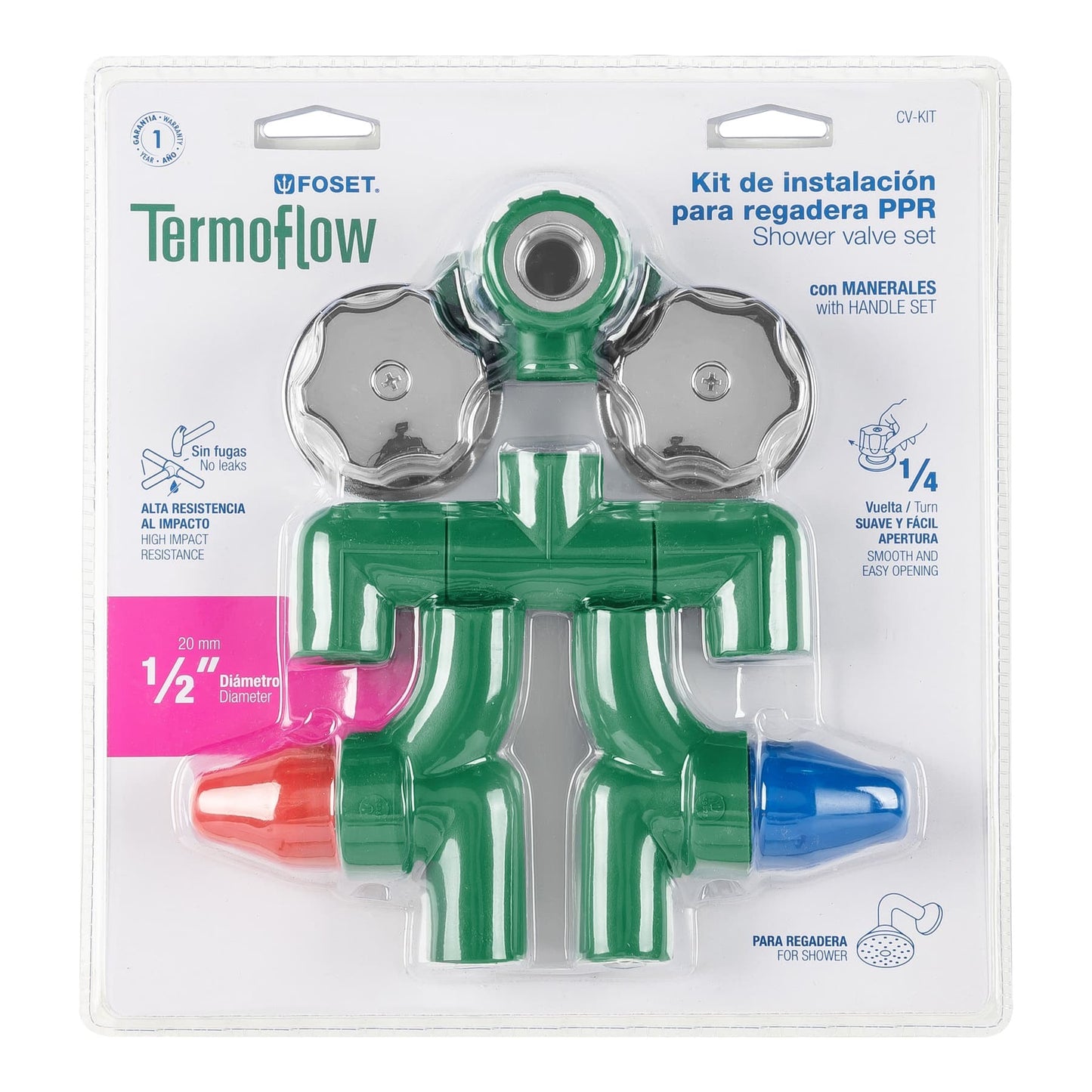 Shower mixer with keys